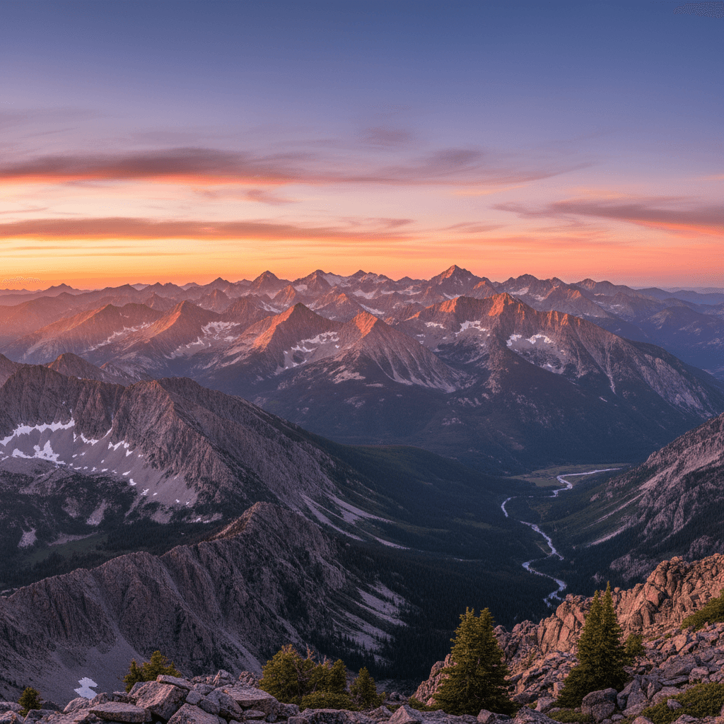 Collegiate Peaks mountain scenery
